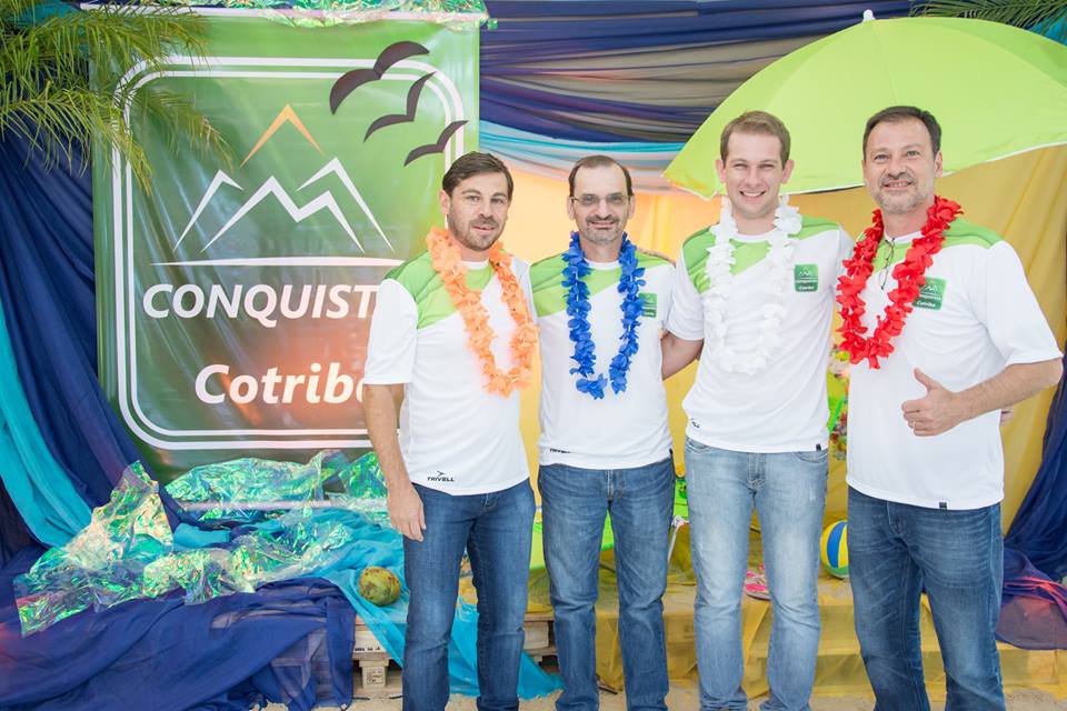 Lançamento Programa Conquistas Cotribá com Marcelo Debortoli, Rafael Klasener e Rafael Schuster